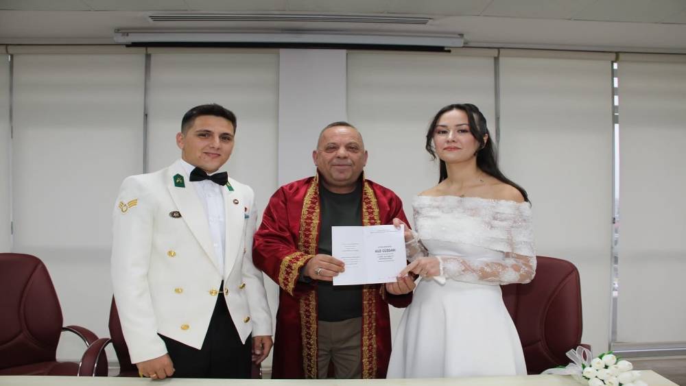 Bozdoğan&rsquo;da 2025 yılında 161 &ccedil;ift "Evet" dedi
