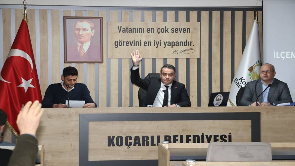 Ko&ccedil;arlı Belediyesi meclis toplantısı ger&ccedil;ekleştirildi
