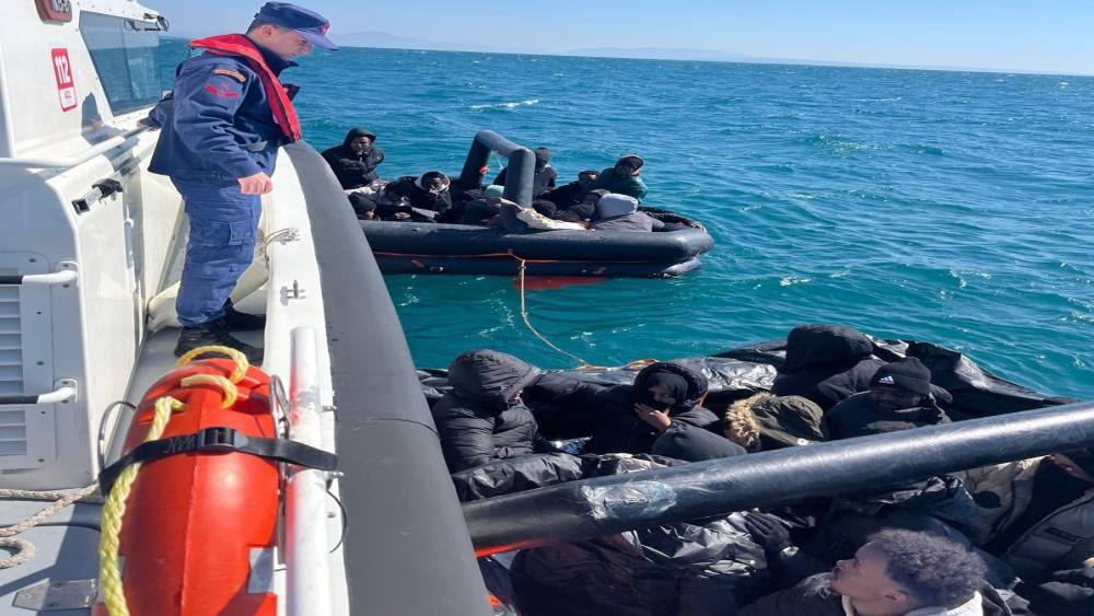 Aydın&rsquo;da 31 d&uuml;zensiz g&ouml;&ccedil;men kurtarıldı
