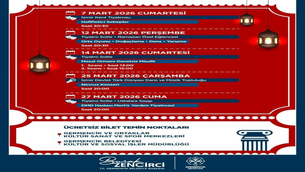 Germencik&rsquo;te Mart Ayı k&uuml;lt&uuml;r ve sanatla ge&ccedil;ecek
