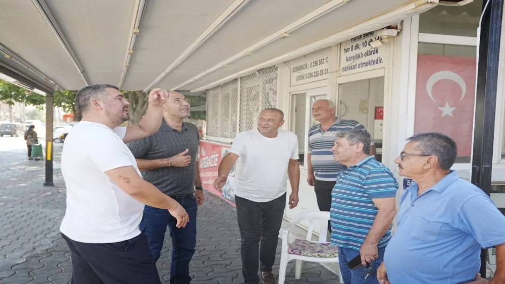 Germencik&rsquo;te belediye &ccedil;alışmaları sahada incelendi
