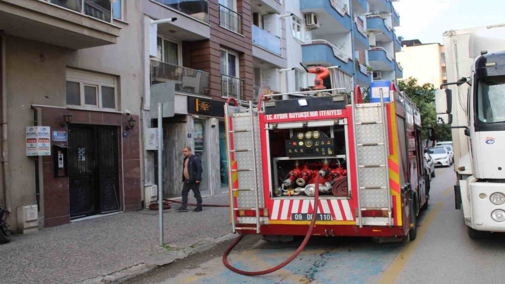 Klimadan çıkan yangın kısa sürede söndürüldü
