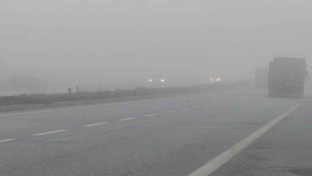 Aydın&rsquo;da sis s&uuml;r&uuml;c&uuml;lere zor anlar yaşatıyor
