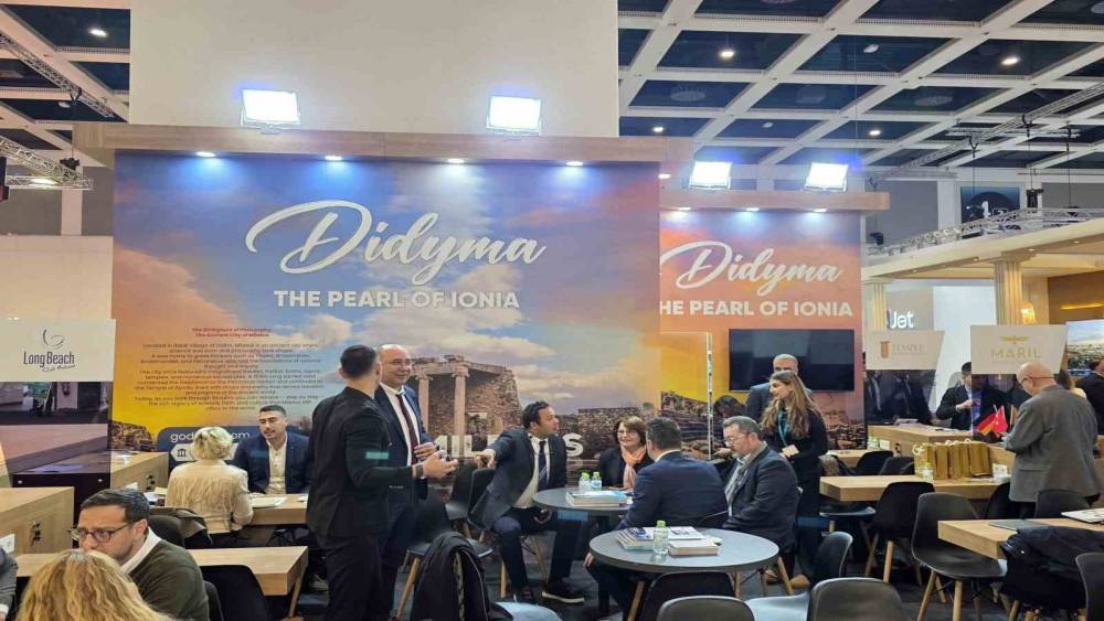 Almanya&rsquo;daki fuarda Didim Belediyesi standına yoğun ilgi
