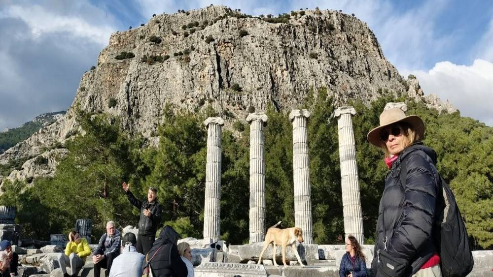Doğaseverler, Anadolu&rsquo;nun Pompeisi Priene Antik Kenti&rsquo;ne dikkat &ccedil;ekti
