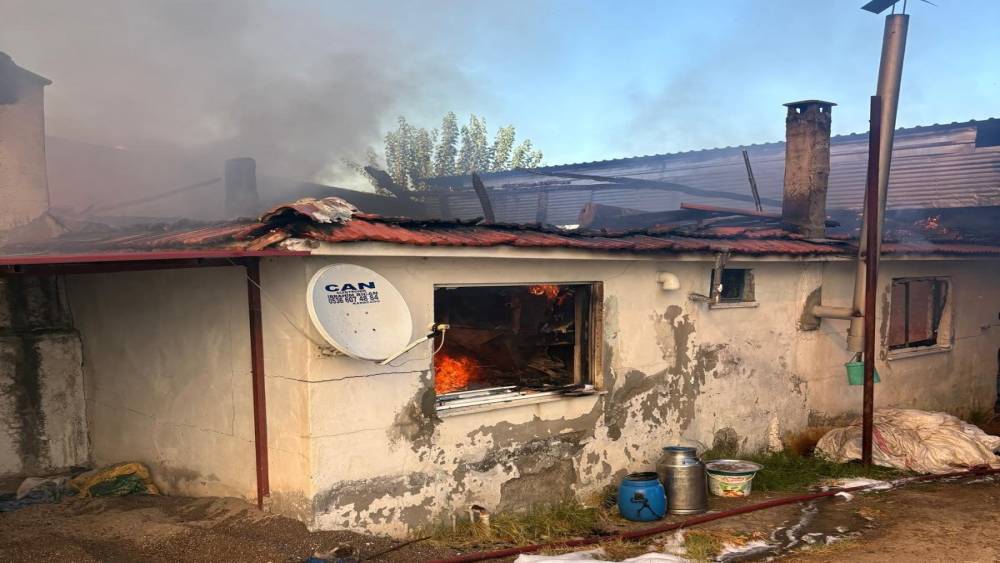 Karacasu&rsquo;daki ev yangını s&ouml;nd&uuml;r&uuml;ld&uuml;
