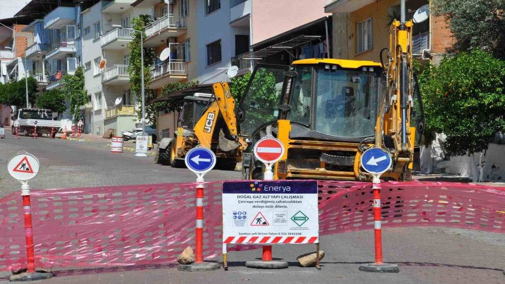 Bozdoğan&rsquo;da doğalgaz i&ccedil;in ilk kazma vuruldu
