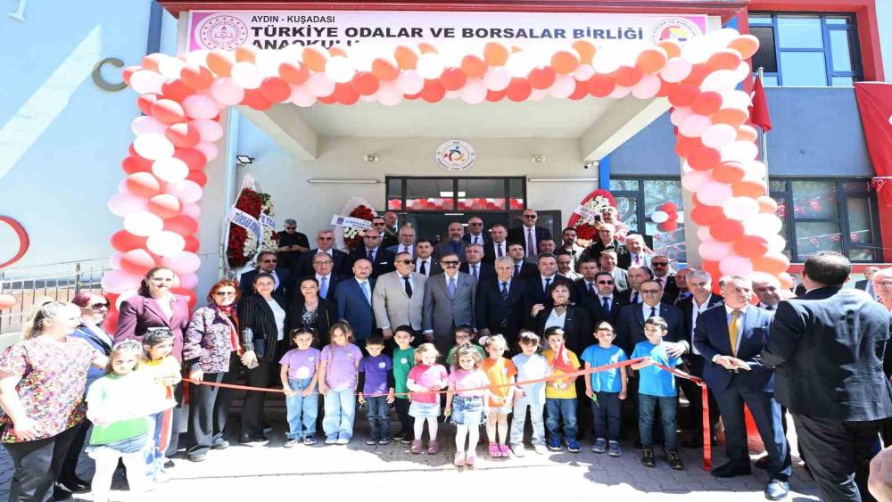 Kuşadası&rsquo;nda TOBB Anaokulu a&ccedil;ıldı
