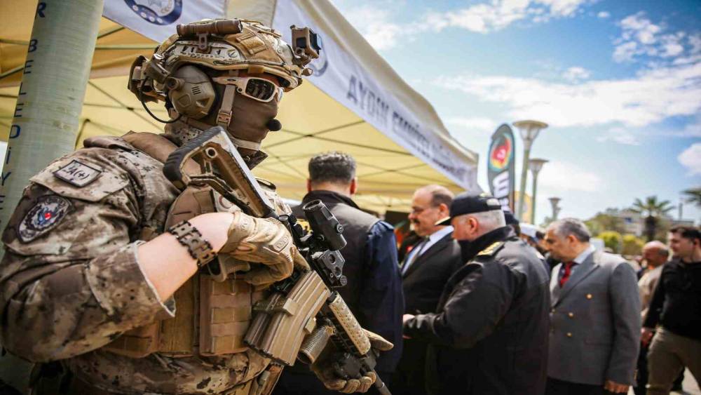 Emniyet teşkilatı Aydın&rsquo;da g&uuml;c&uuml;n&uuml; sahada g&ouml;sterdi
