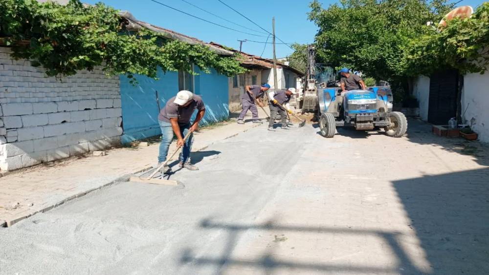 Germencik Belediyesi&rsquo;nden d&ouml;rt mahallede eş zamanlı &ccedil;alışma
