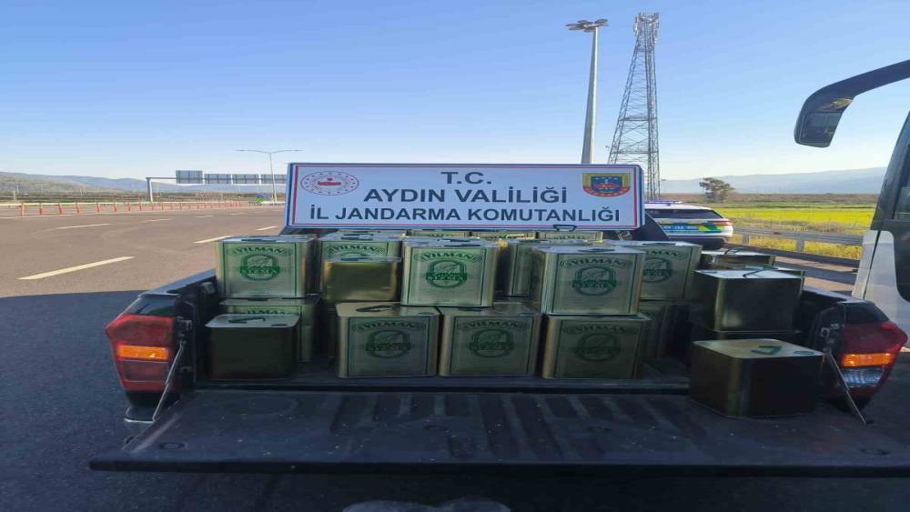 Nazilli&rsquo;de 1 milyon TL değerinde taklit zeytinyağı ele ge&ccedil;irildi
