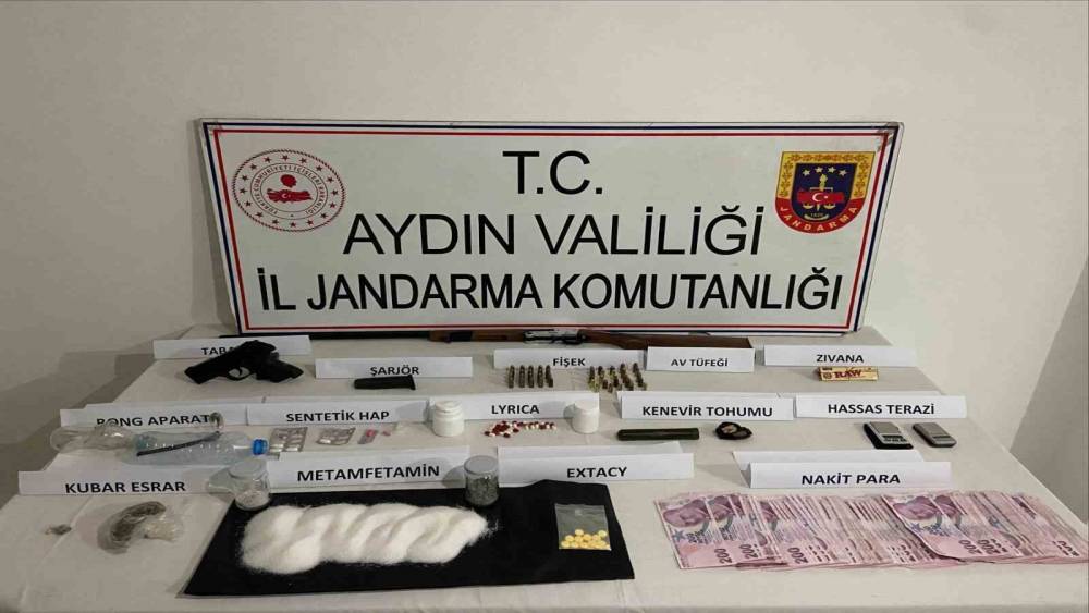 Germencik&rsquo;te uyuşturucu operasyonu
