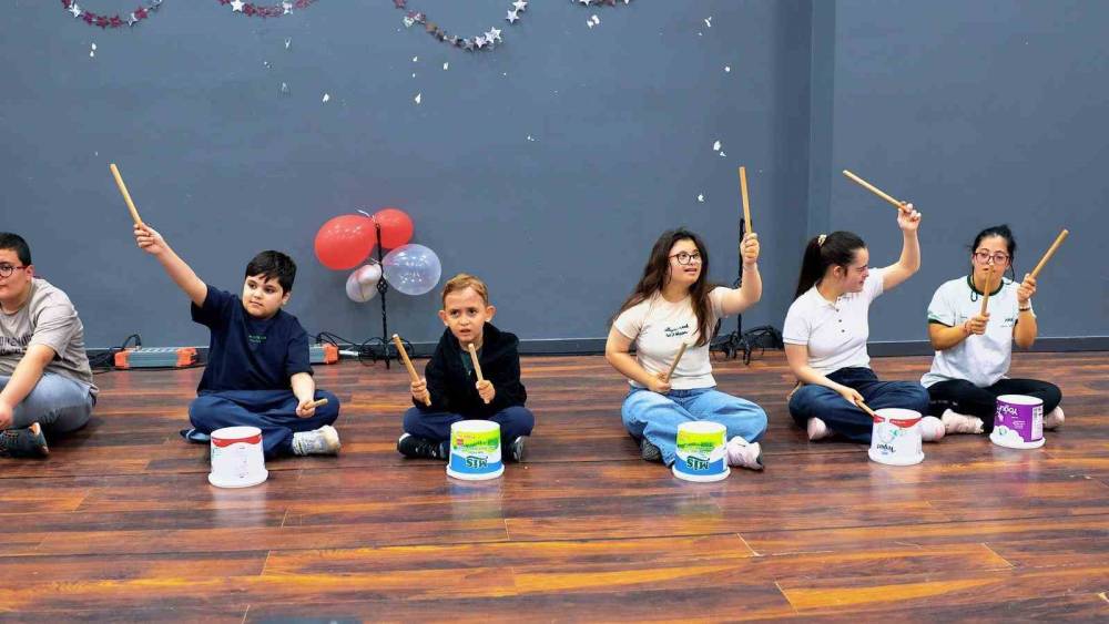 Engelliler Haftası kapsamında DİGEM&rsquo;de ritim &ccedil;alışması
