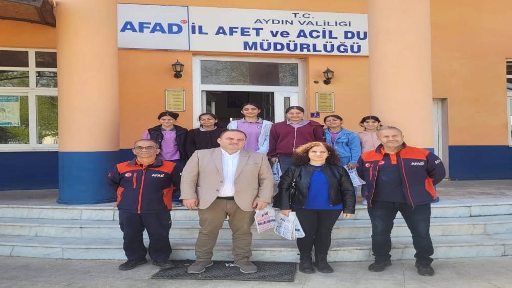 Aydın&rsquo;da &ouml;ğrencilere afet farkındalığı eğitimi
