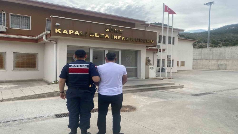 S&ouml;ke&rsquo;de 10 yıl hapis cezası ile aranan şahıs yakalandı
