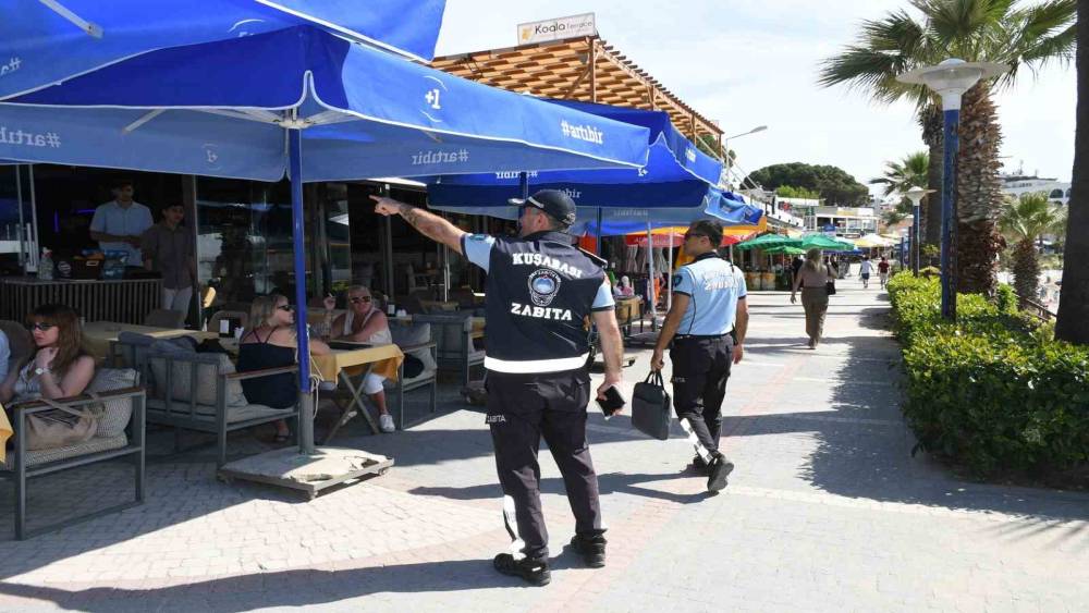 Kuşadası&rsquo;nda plajlarda "sıfır işgaliye" denetimi sıklaştı
