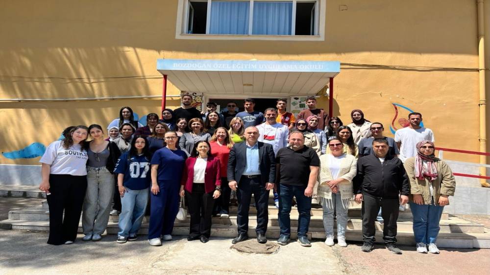 Bozdoğan MYO &ouml;ğrencileri &ouml;zel eğitim &ouml;ğrencileriyle bir araya geldi
