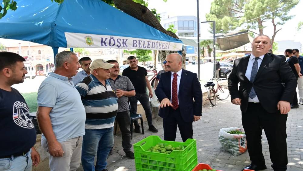 Vali Varol, K&ouml;şk&rsquo;te &uuml;retim, yatırım ve sosyal projeleri inceledi
