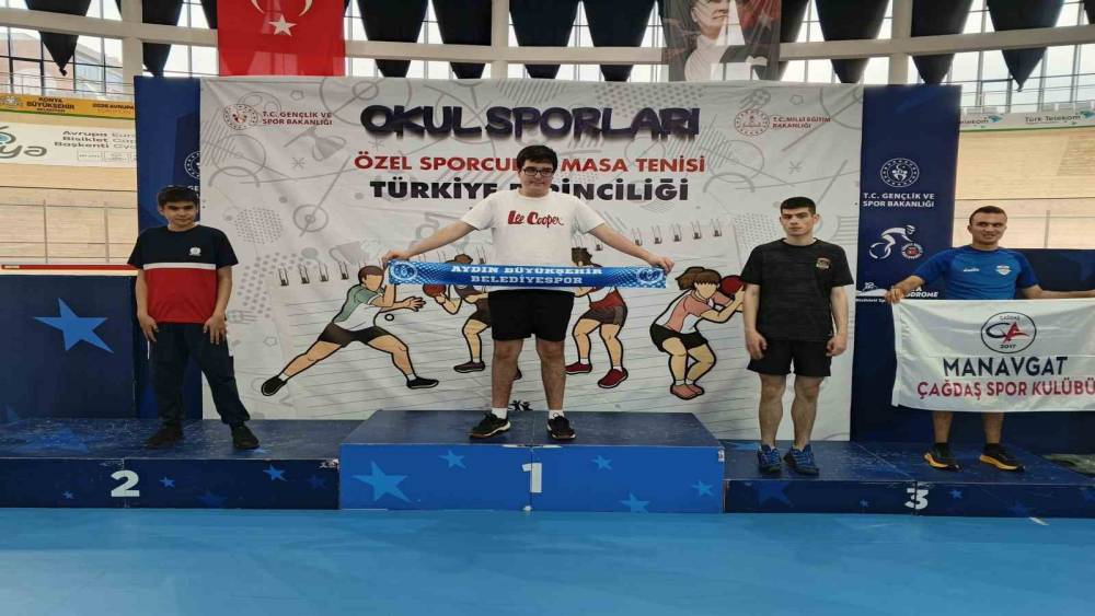 Aydınlı otizmli sporcular T&uuml;rkiye şampiyonu oldu
