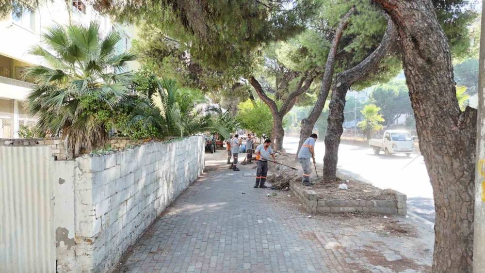 Nazilli Belediyesi&rsquo;nden devlet karayolunda temizlik &ccedil;alışması
