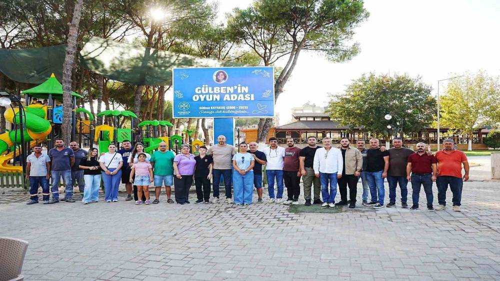 Germencik&rsquo;te Kayakuş&rsquo;un hatırası &ccedil;ocuk parkında yaşayacak
