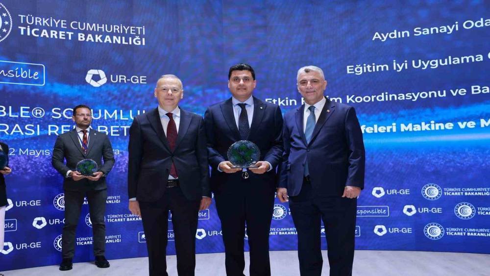 Aydın Sanayi Odası&rsquo;nda Ticaret Bakanlığı&rsquo;ndan &lsquo;UR-GE İyi Uygulama&rsquo; &ouml;d&uuml;l&uuml;
