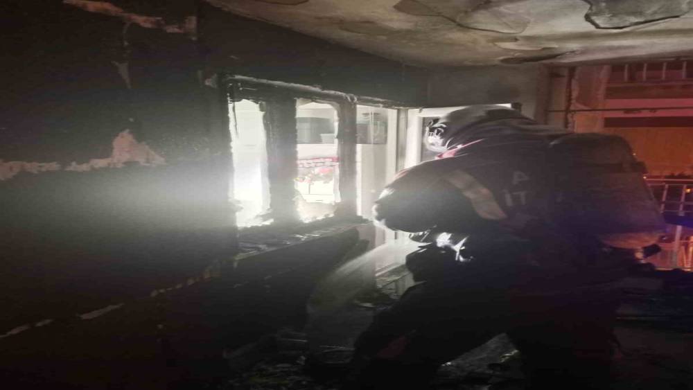 Aydın&rsquo;da ev yangını panikletti
