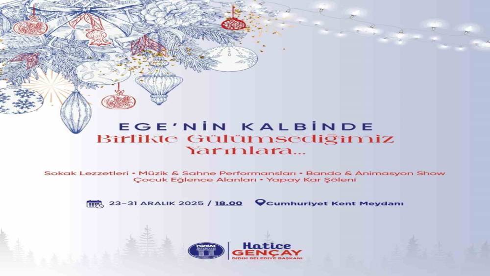 Didim&rsquo;de yeni yıl coşkusu başlıyor
