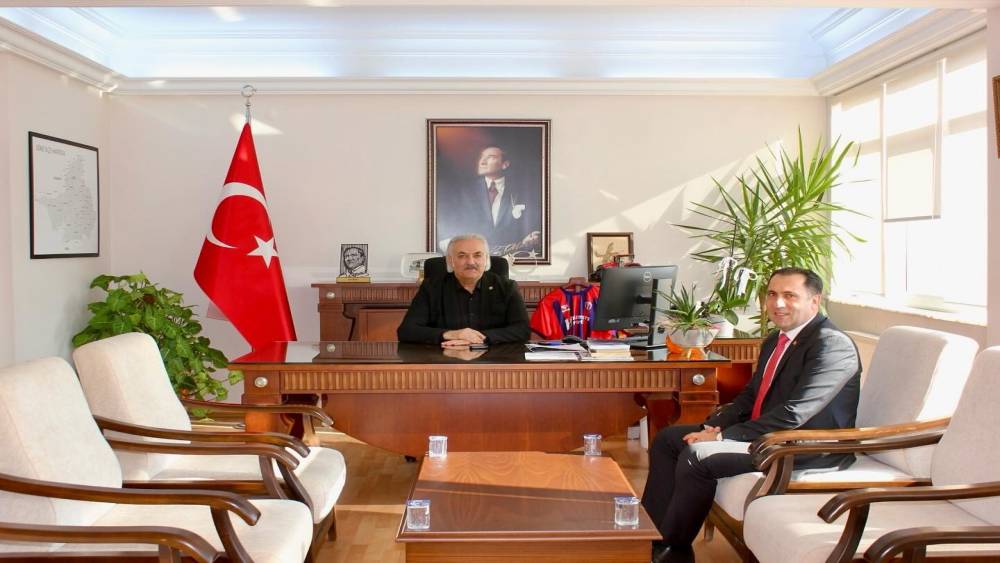 Aydın Aile ve Sosyal Hizmetler İl M&uuml;d&uuml;r&uuml; T&uuml;rkoğlu, Kaymakam Ak&ccedil;a ile bir araya geldi
