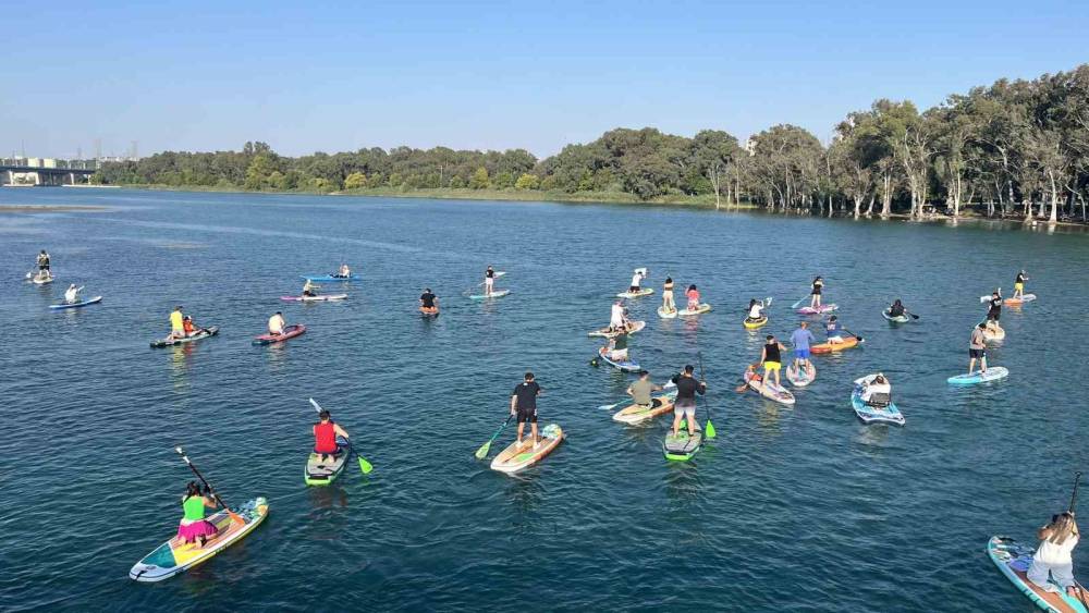 Doğa sporları tutkunları Zafer Bayramı&rsquo;nı denizde kutlayacak
