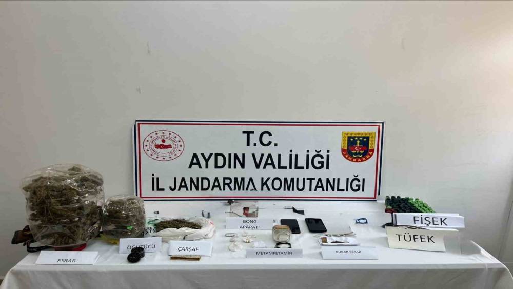 Kuşadasın&rsquo;da 11 adrese eş zamanlı baskın: 12 g&ouml;zaltı
