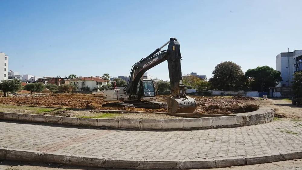 Germencik&rsquo;te Ortaklar Kapalı Pazar Yeri i&ccedil;in &ccedil;alışmalar başladı
