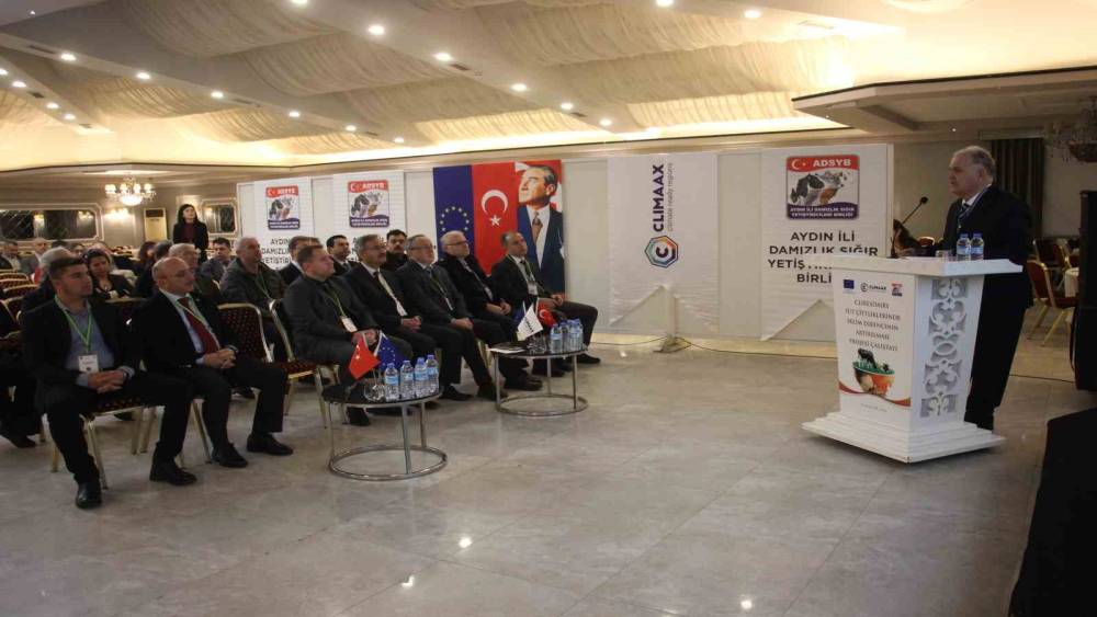Aydın&rsquo;da s&uuml;t &ccedil;iftlikleri i&ccedil;in iklim dayanıklılığı masaya yatırıldı
