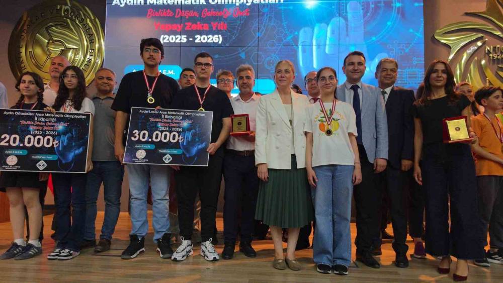 Matematik Olimpiyatları &ouml;d&uuml;lleri sahiplerini buldu
