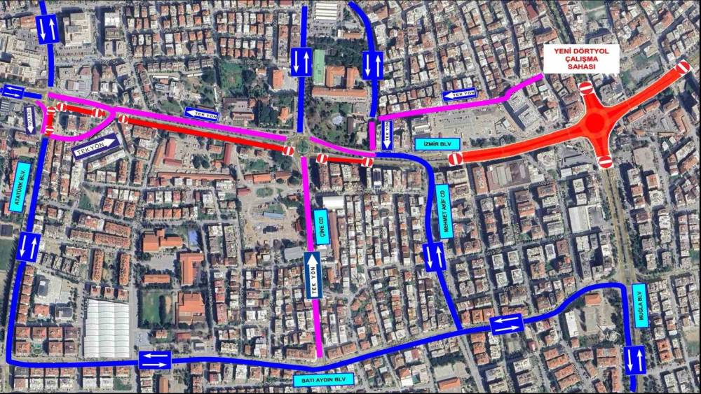 Yarına dikkat: Aydın'da Trafik Yeniden Şekillendirildi