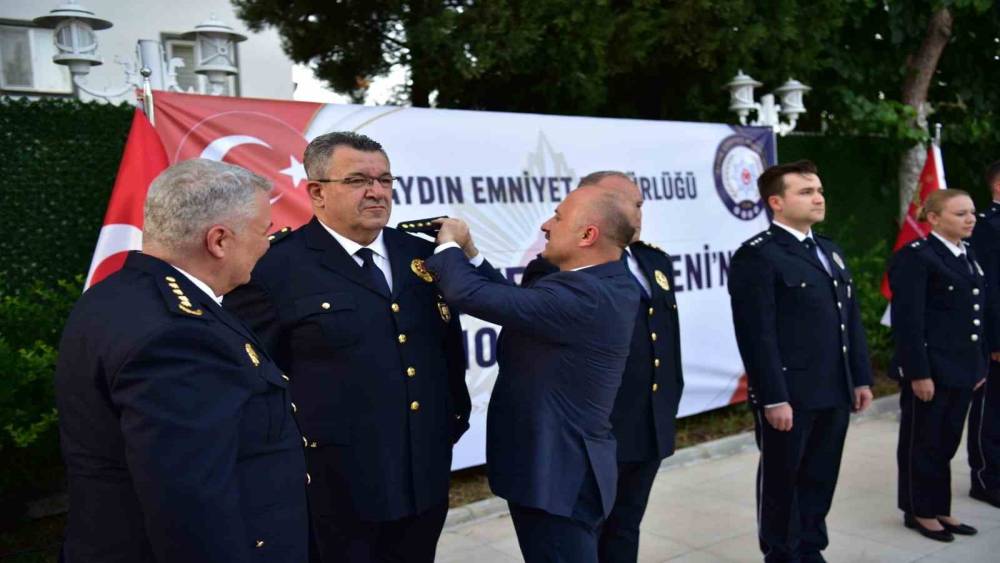 Aydın Emniyeti&rsquo;nde terfi t&ouml;reni d&uuml;zenlendi

