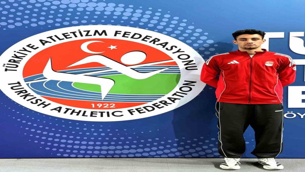 Aydınlı gen&ccedil; atletin hedefi T&uuml;rkiye rekoru
