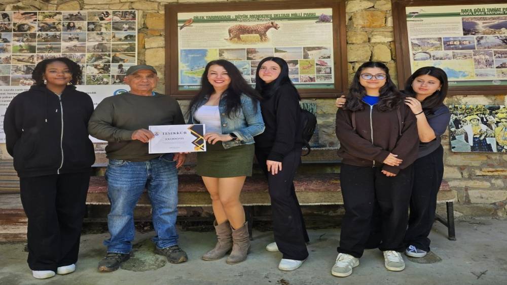 Lise &ouml;ğrencilerine Kuşadası&rsquo;nın doğal g&uuml;zellikleri anlatıldı
