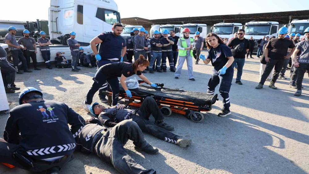 112 g&ouml;revlileri tatbikatı ger&ccedil;ek zannetti
