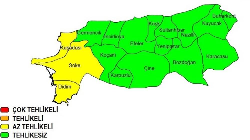 Aydın&rsquo;ın batısına kuvvetli yağış uyarısı
