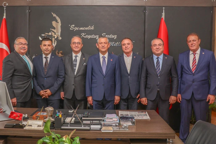 Kuşadası Belediye Başkanı Ömer Günel’den Genel Başkan Özel'e ziyaret