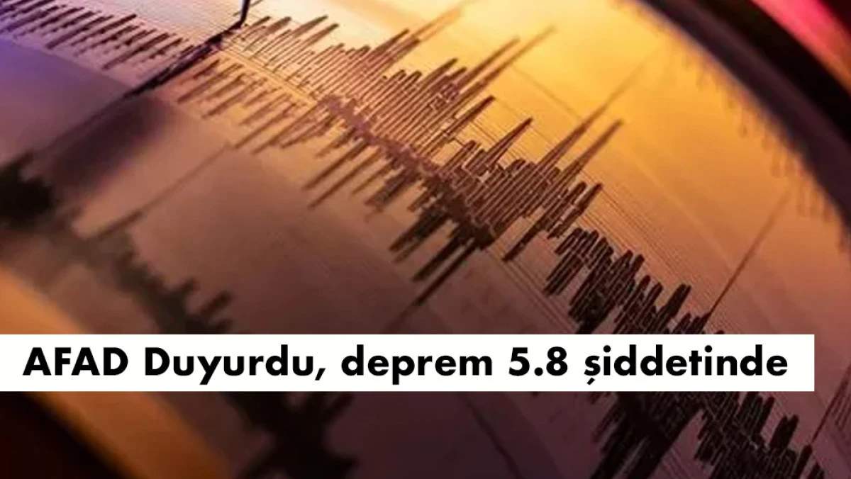 Akdeniz’de Korkutan Deprem! Aydın ve Ege Bölgesi’nde de Hissedildi