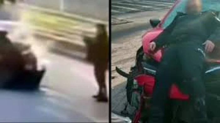 Araçla çarparak yaraladığı polis memurunun fotoğrafını çekip kayıplara karıştı