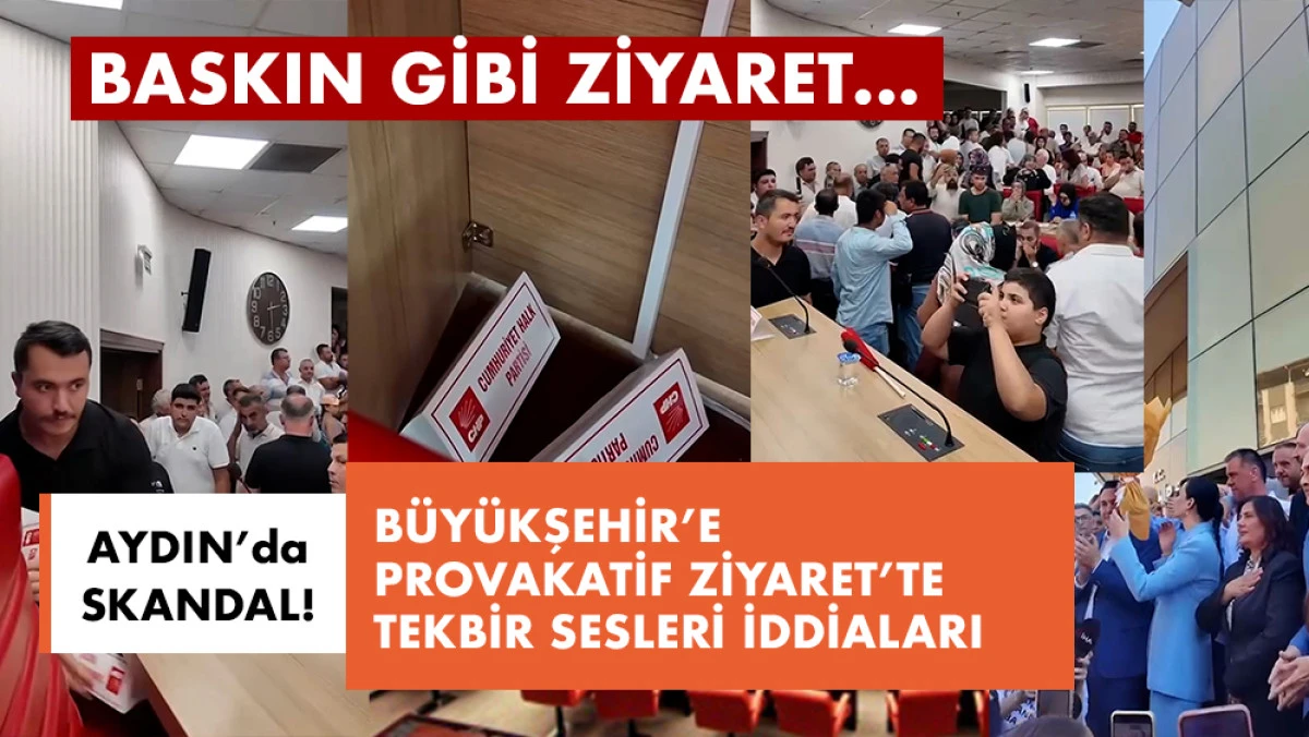 Aydın BŞB’de Skandal İddia: Meclis Katında Tekbir Sesleri