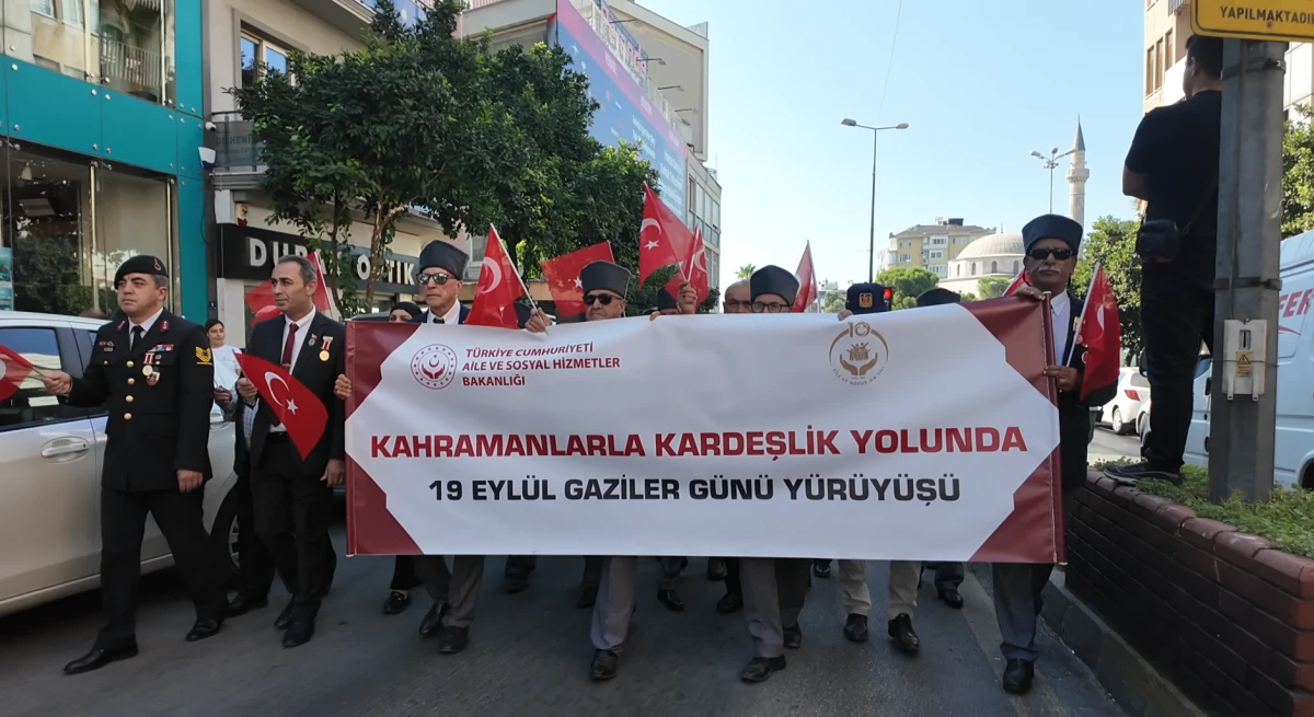 Aydın&rsquo;da Gaziler G&uuml;n&uuml;&rsquo;nde anlamlı y&uuml;r&uuml;y&uuml;ş