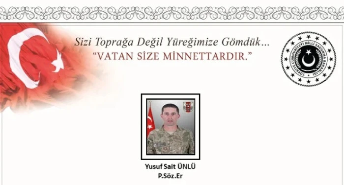 Aydınlı asker Hakkari&rsquo;de şehit oldu