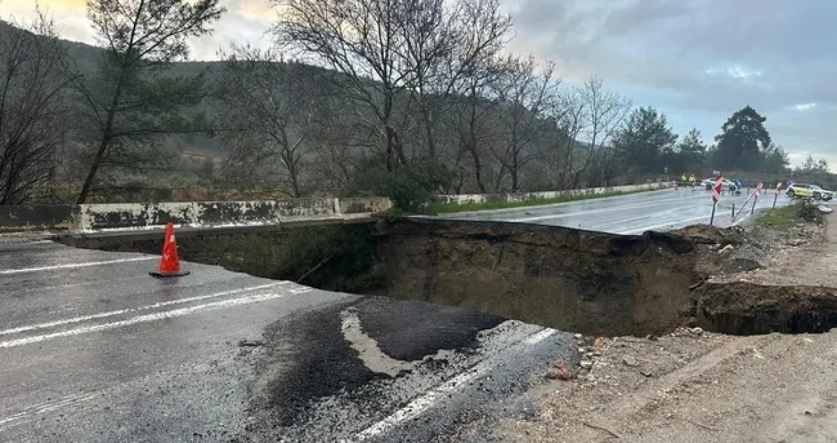 Aydın&ndash;Sel&ccedil;uk Karayolunda &Ccedil;&ouml;kme