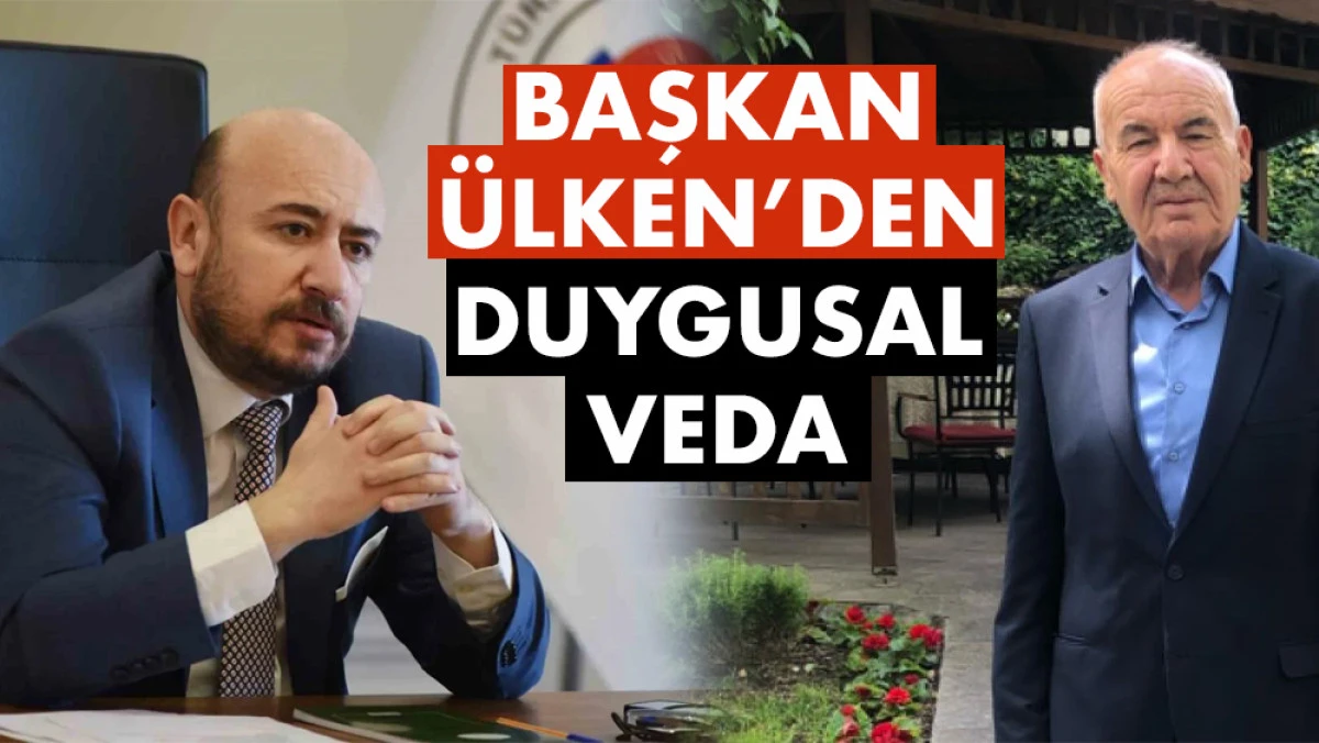 AYTO Başkanı Hakan Ülken’den Hayri Güleç’e duygusal veda