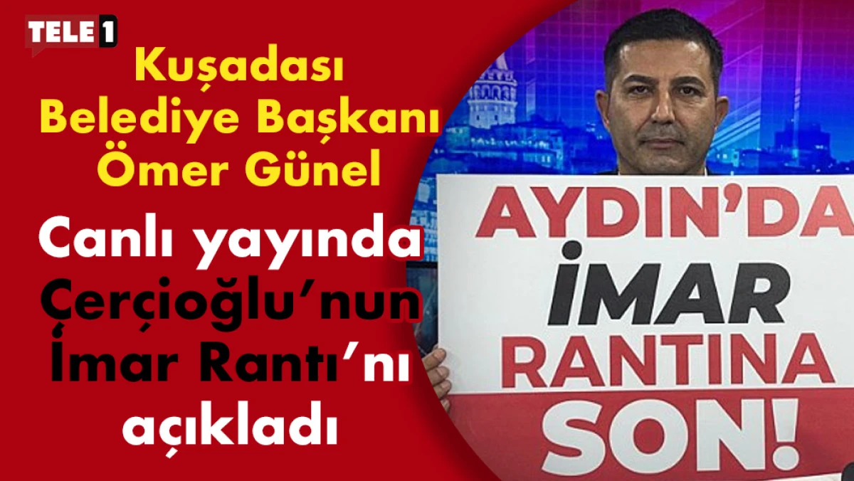 Başkan Günel Çerçioğlu'nun İmar Rantı'nı ve gaspını TELE1'e belgeleriyle açıkladı