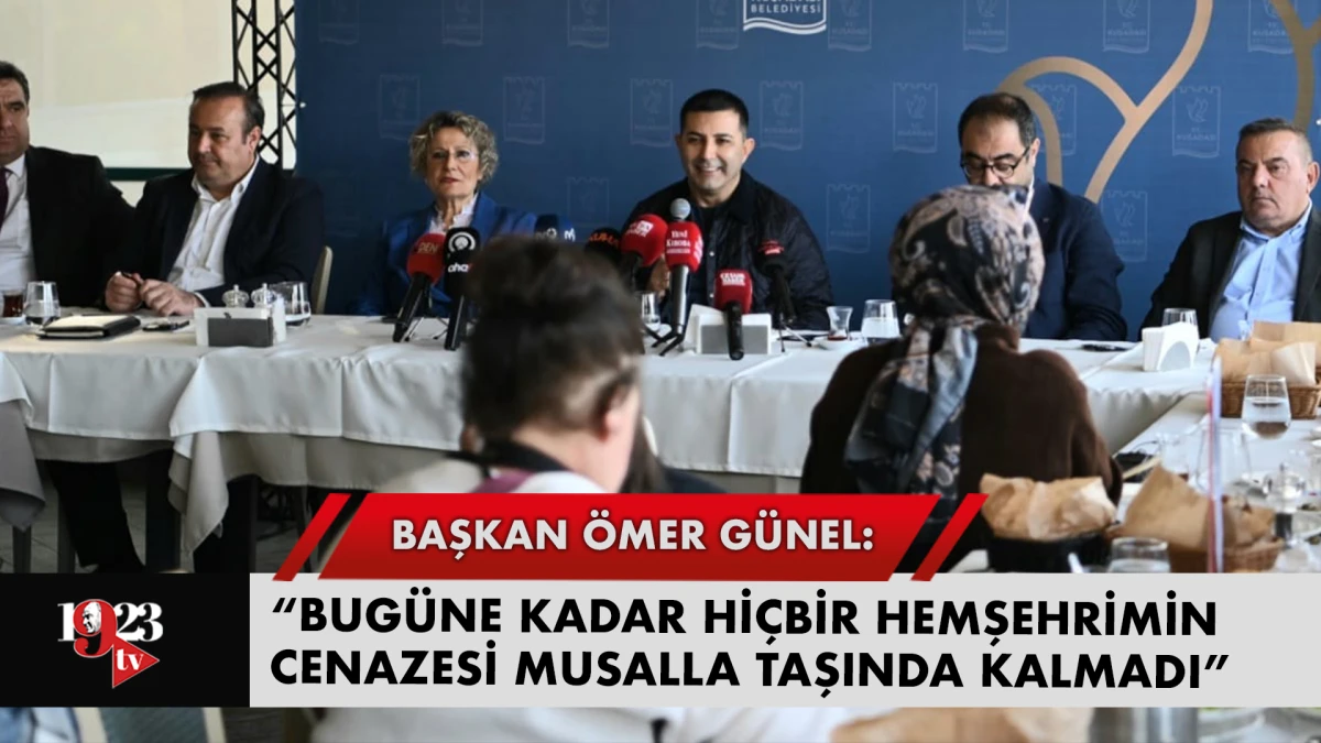 BAŞKAN ÖMER GÜNEL: “BUGÜNE KADAR HİÇBİR HEMŞEHRİMİN CENAZESİ MUSALLA TAŞINDA KALMADI”
